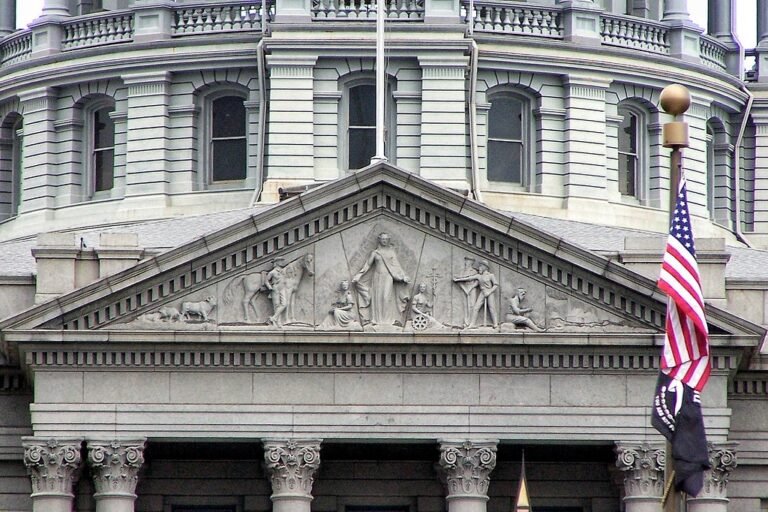 Denver Colorado ~ Colorado State Capitol ~ HIstoric - Pediment