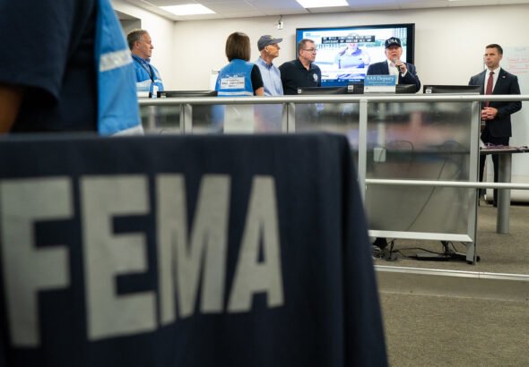 President Trump at FEMA