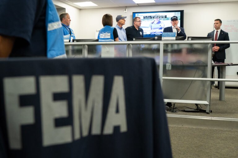 President Trump at FEMA