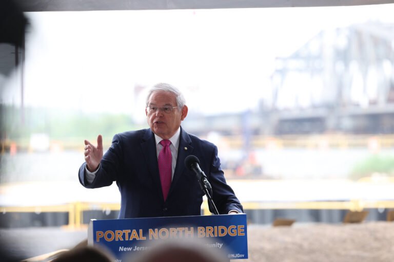 Governor Murphy, U.S. Department of Transportation Secretary Pete Buttigieg host the groundbreaking ceremony for the New Portal North Bridge joined by U.S. Senator Bob Menendez, U.S. Senator Cory Booker, NJ DOT Commissioner Diane Gutierrez-Scaccetti, Amt