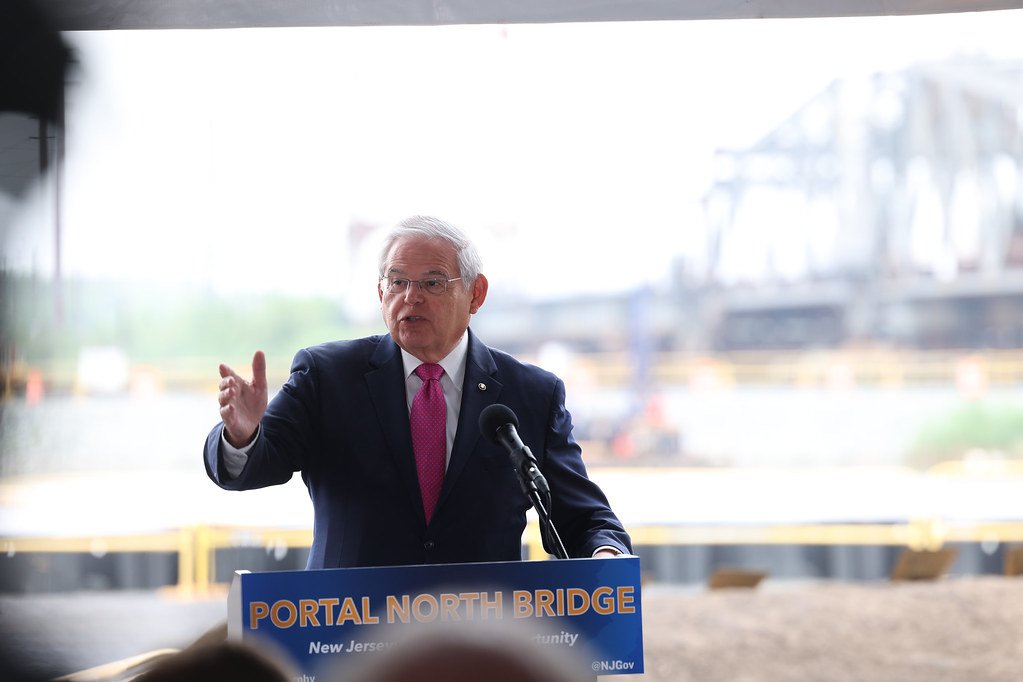 Governor Murphy, U.S. Department of Transportation Secretary Pete Buttigieg host the groundbreaking ceremony for the New Portal North Bridge joined by U.S. Senator Bob Menendez, U.S. Senator Cory Booker, NJ DOT Commissioner Diane Gutierrez-Scaccetti, Amt