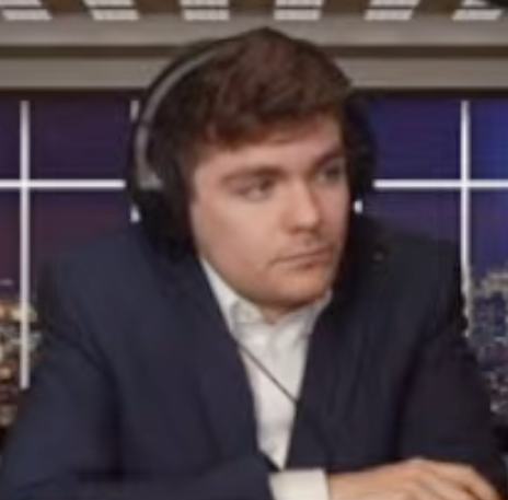 Nick Fuentes screencap from July 2022 virtual debate