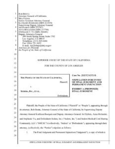 Stip Judgment Sedera