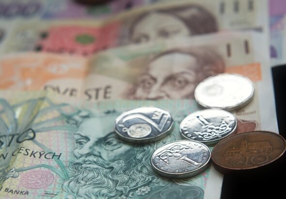 money, czech, banknotes, coin, crown, currency, republic, czechia, the economy, finance, payment, wage, salary