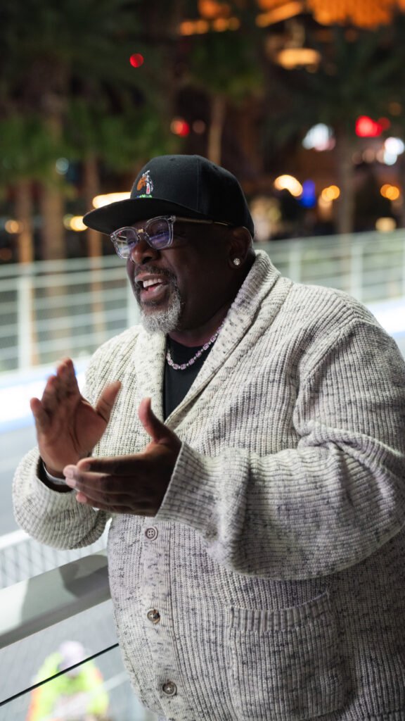 Bellagio Fountain Club Assembles Culinary Dream Team for F1 Grand Prix Spectacle 7 Cedric The Entertainer Bellagio Fountain Club 01