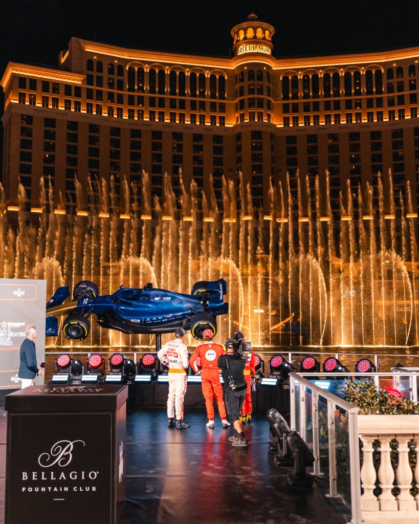 Bellagio Fountain Club Assembles Culinary Dream Team for F1 Grand Prix Spectacle 2 Winner s Stage at Bellagio Fountain Club