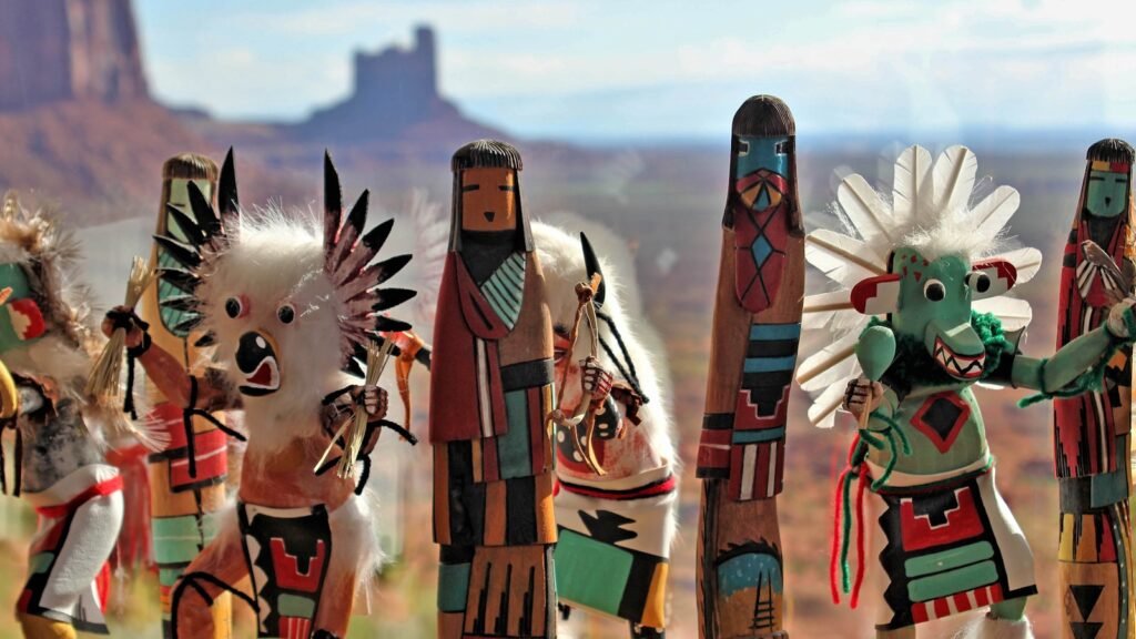 United Nuclear and GE to Fund $63M Uranium Mine Waste Cleanup on Navajo Nation 1 a group of native american totemas standing next to each other