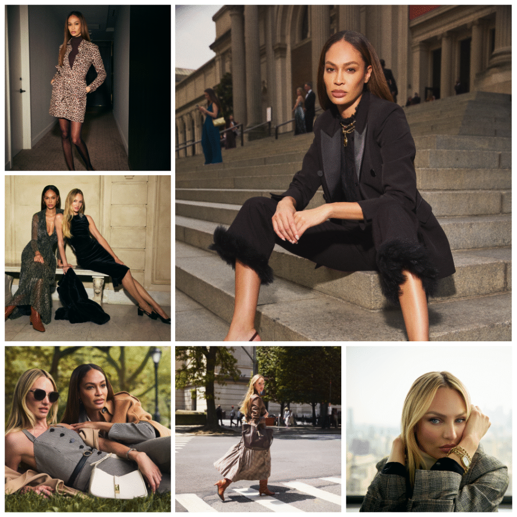 Candice Swanepoel and Joan Smalls Reunite for Anne Klein’s Fall 2025 Campaign Celebrating Friendship and Empowerment 1 photo-collage.png