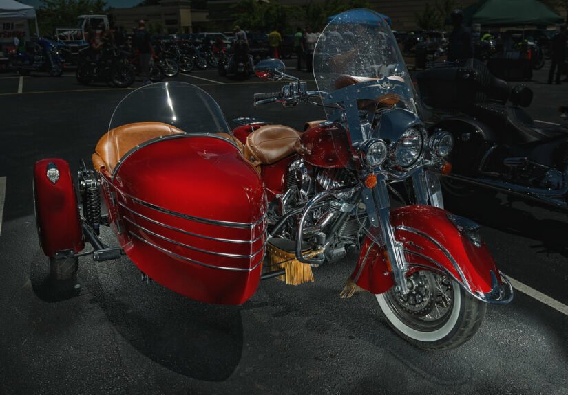Daytona Beach Roars to Life as Bike Week Returns Feb. 27–March 8 30 Indian Chief Vintage with Side Car (2016 Schroader's Honda Bike Show)