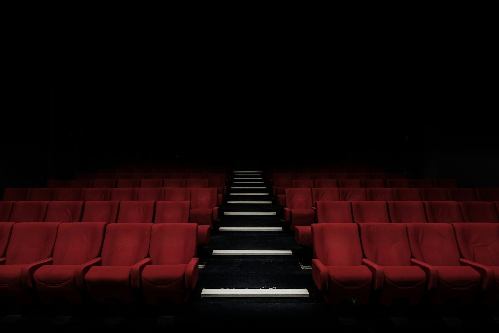 red cinema chair, movie, film, entertainment
