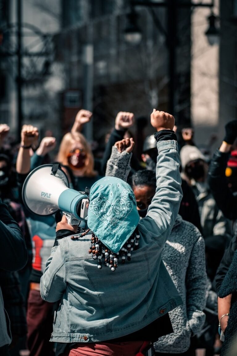 people standing and taking photo during daytime, justice, civil rights