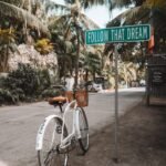 parked white bicycle, travel, things to do, festivals, events