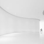 white painted wall, art. gallery, museum