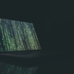 black and gray laptop computer turned on, dark web, hacking, market, tech