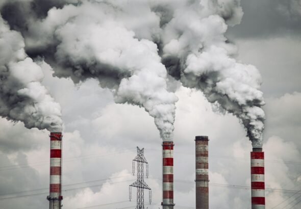 smoke billows from the stacks of smoke stacks, pollution, air, epa, crime, justice, environment